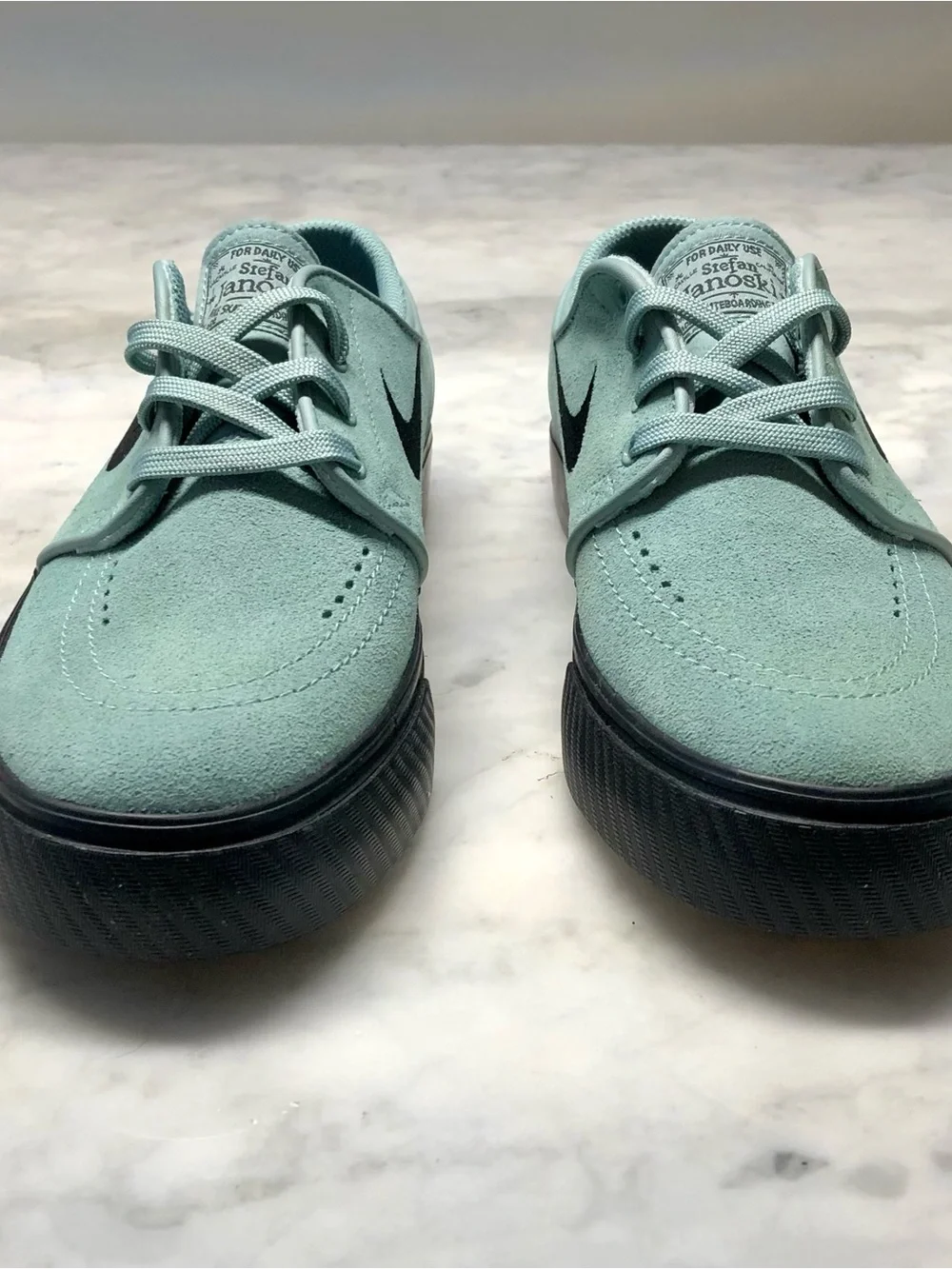 Nike SB Zoom Janoski OG+ Cannon Black suede skate shoes